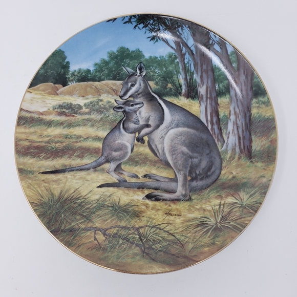 The Bridle Wallaby Will Nelson Collectors Plate Decor - Picture 5 of 5